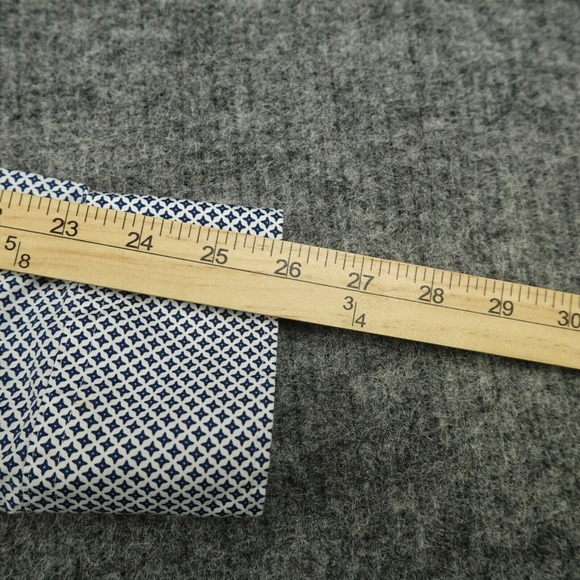 UNTUCKit Shirt Mens Extra Large White Blue Geometric Moreschi Regular Fit Casual - Picture 11 of 12